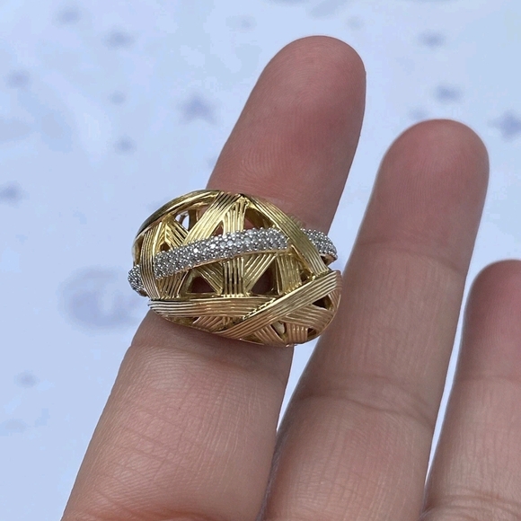 Dweck Diamonds Gold Vermeil on Sterling Silver 1/3 Ctw - Picture 6 of 8